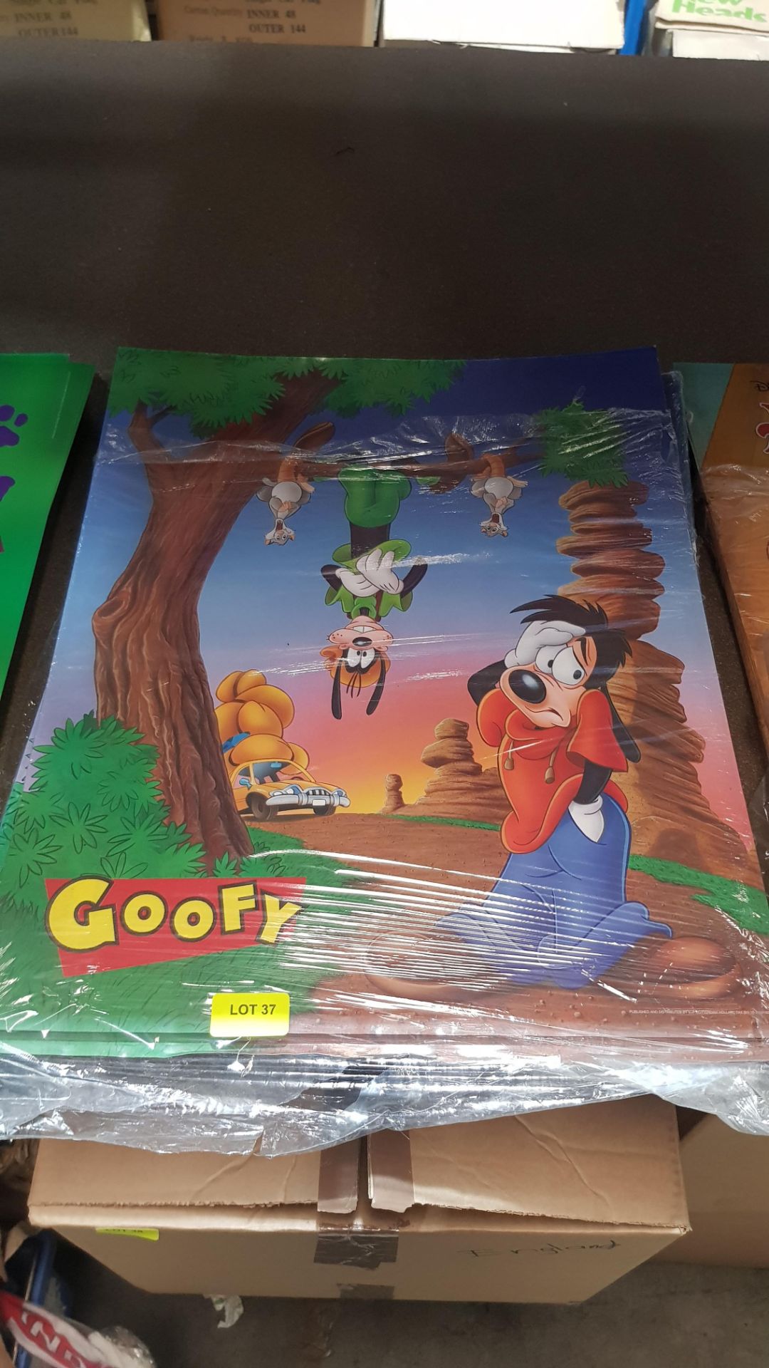 (R6K) A Quantity Of Disney Goofy Posters (New)