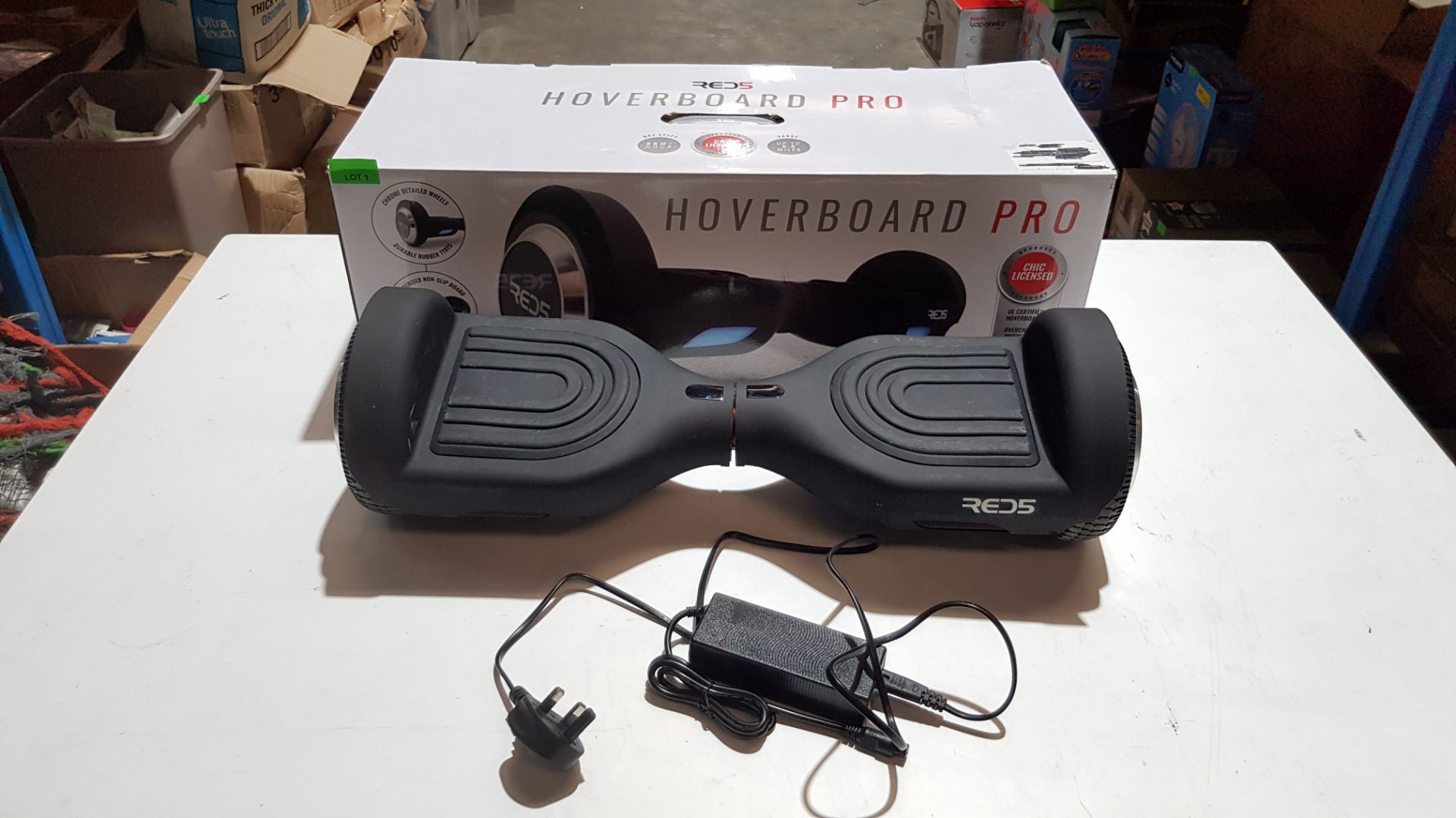 (R6A) Toys / Gadget. 1 X Red5 Hoverboard Pro. Top Speed 9km/h, Range Of Up To 5.5 Miles. Built I