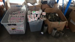 (R9C) Mixed Lot. Contents Of 3 Containers. Approx. 25 X Mixed Size Glass Cannisters (No Lids). App