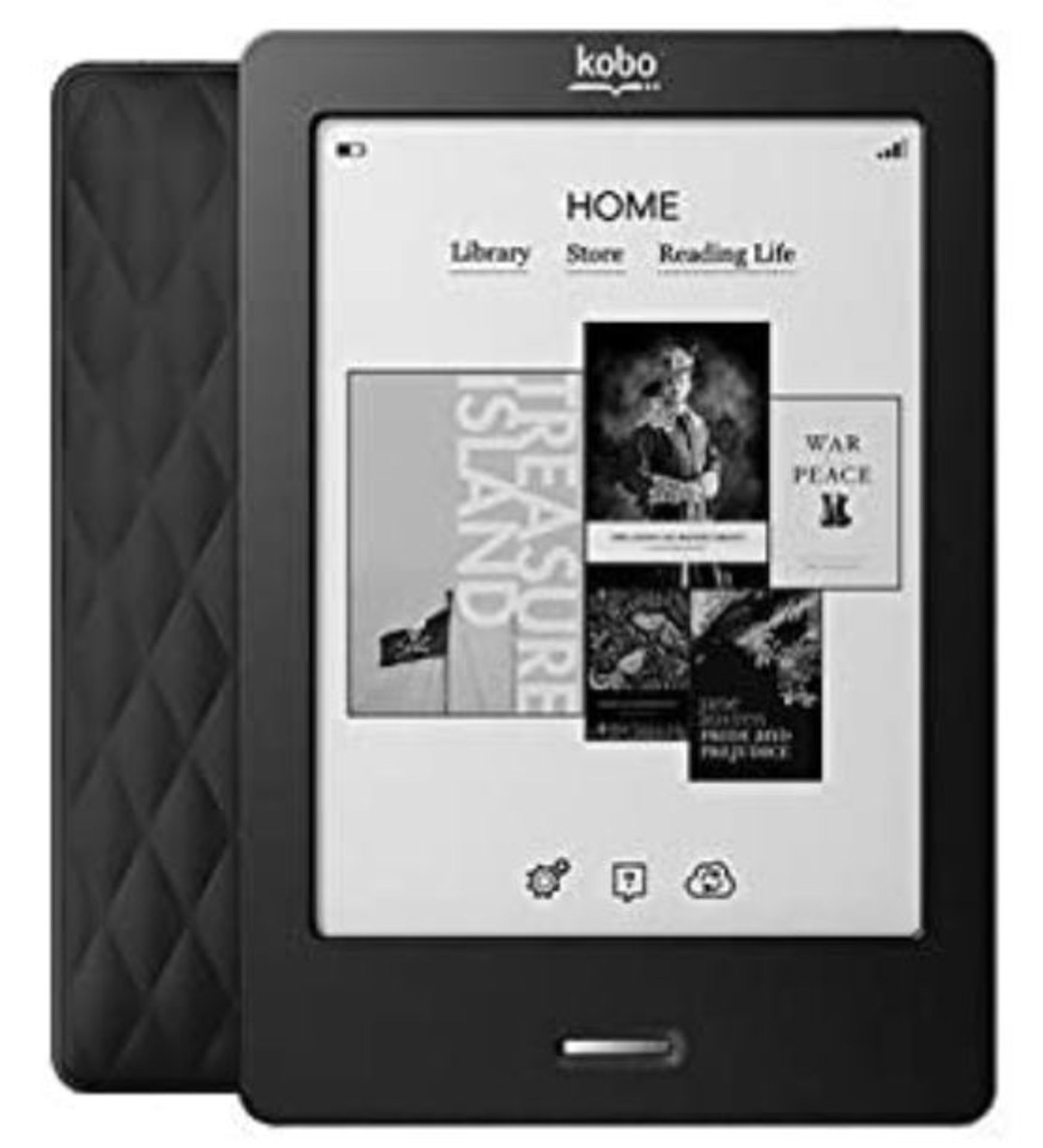 (R6B) Tech. 1 X Kobo eReader Touch Edition Black Quilt. RRP £99.99 (New)