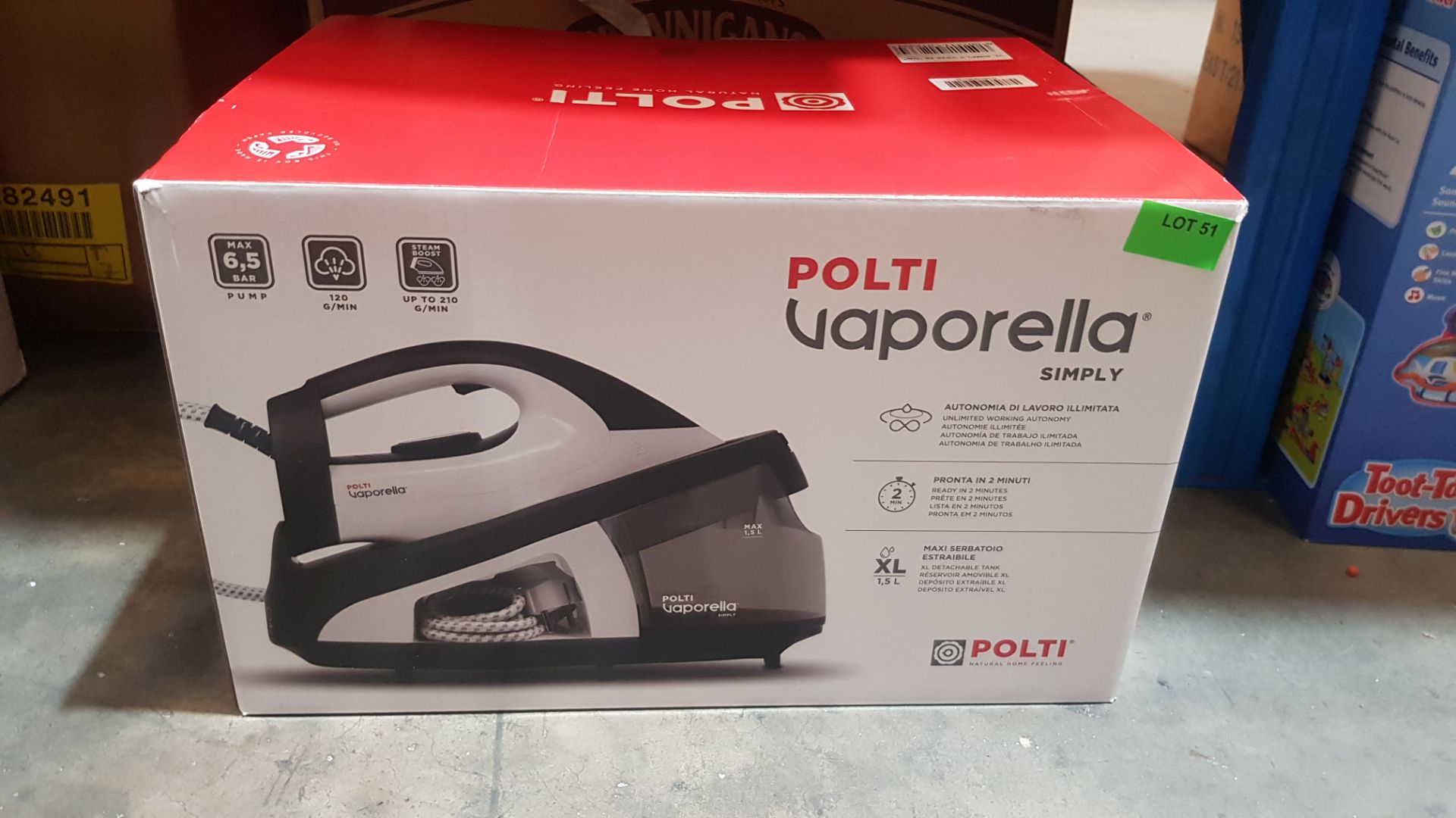(R6D) Household. 1 X Polti Vapprella Simply Steam Iron. RRP £149 (New) - Image 2 of 2