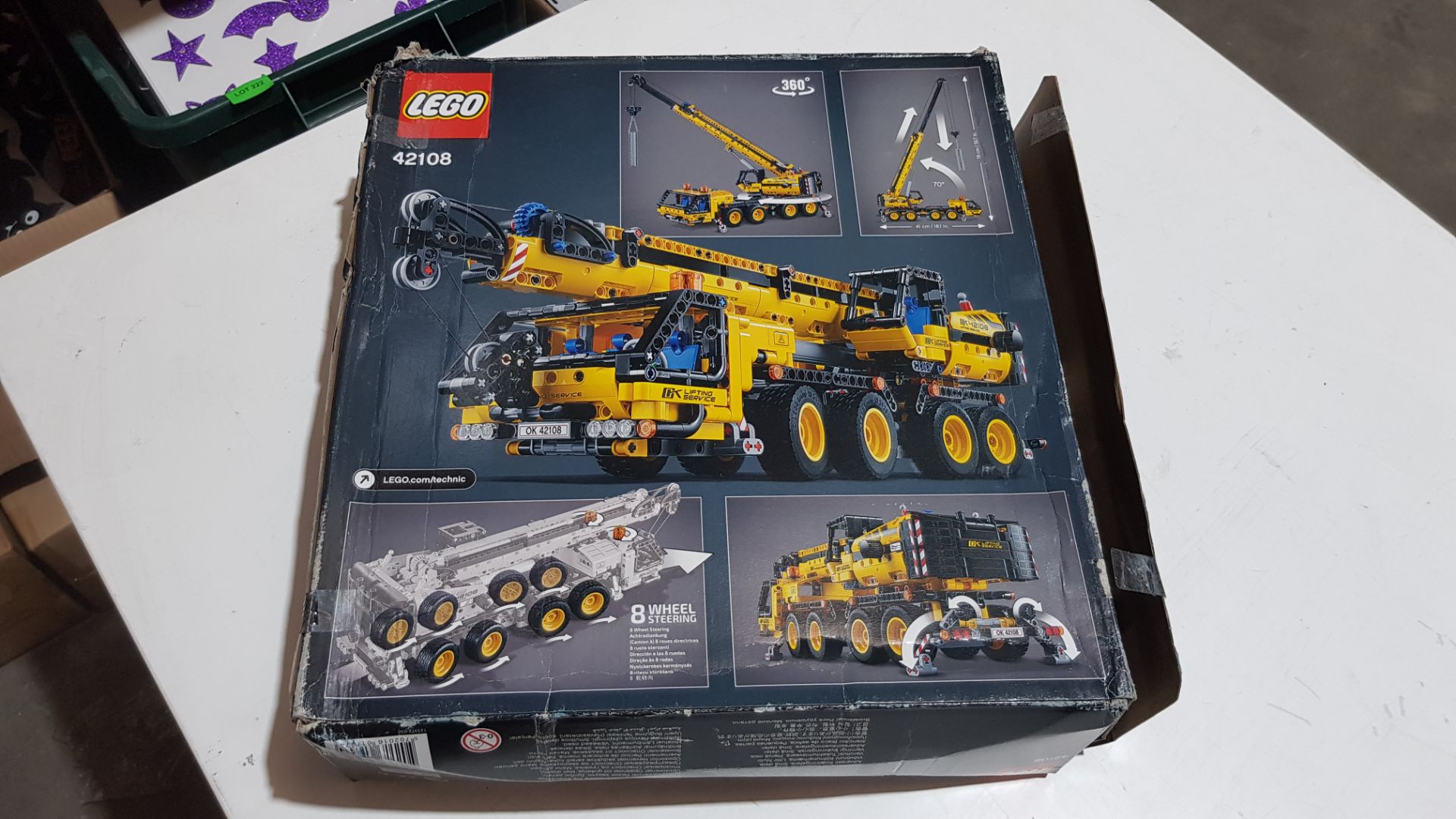 (R6A) Toys. 1 X Lego Technic Mobile Crane 42108 (Appears Complete). RRP £89.99 - Image 3 of 5