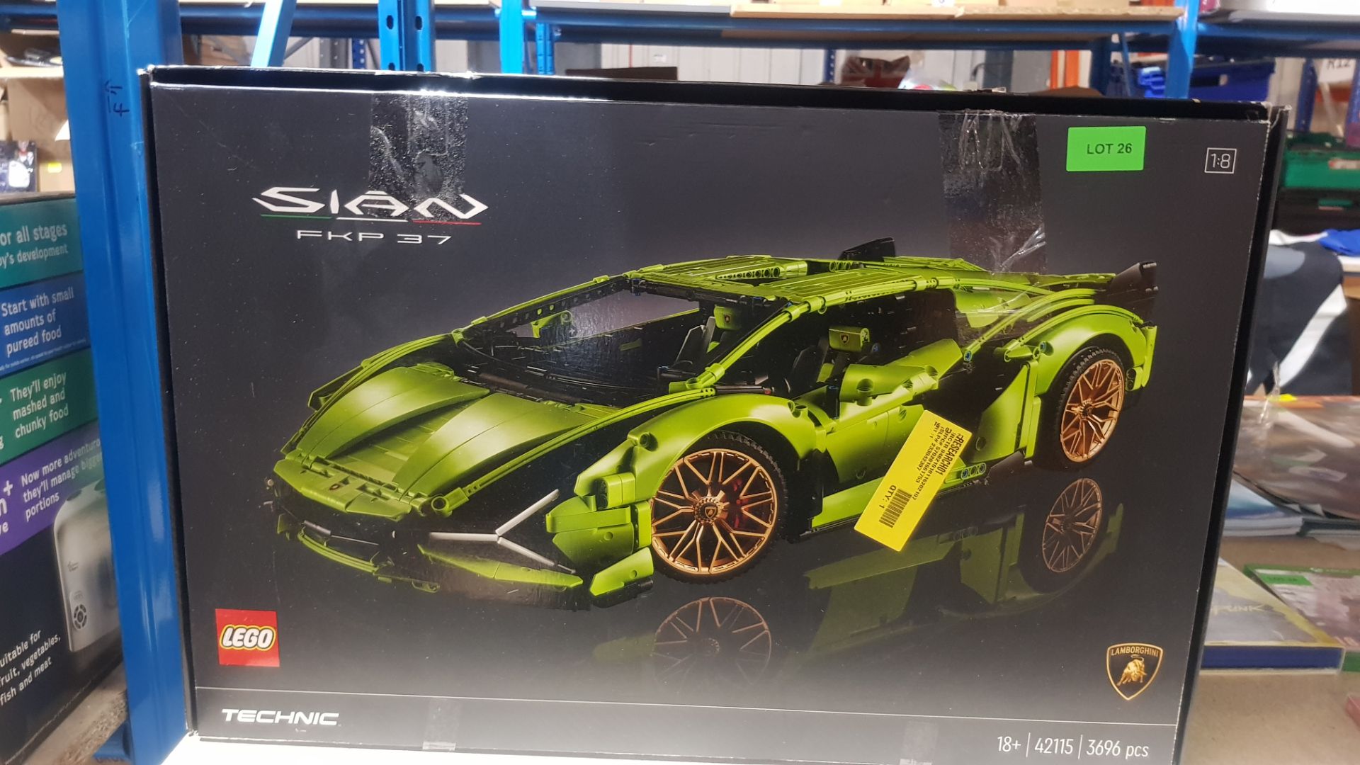 (R6B) Lego. 1 X Lego Technic Lamborghini SIAN FKP 37 (Model 42115) RRP £349.99 (New) - Image 2 of 3