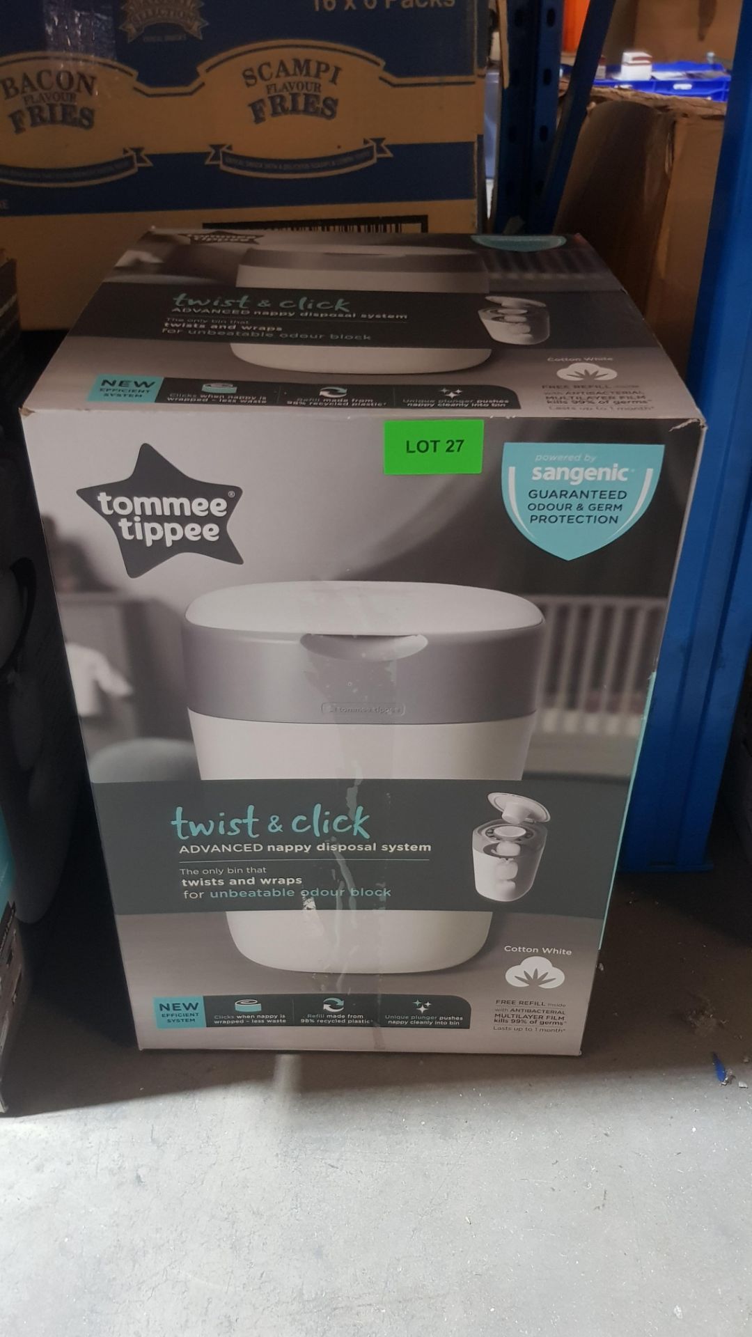 (R6B) Baby. 1 X Tommee Tippee Twist & Click Advanced Nappy Disposal System. RRP £38 (New) - Image 2 of 2