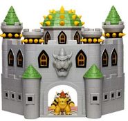 (R6G) Toys. 1 X Super Mario Deluxe Bowsers Castle Playset (Interactive Environment Pieces) New