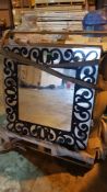 Approx. 20 X Large Square Ornate Mirror (New)