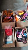 (R4K) Halloween. Contents Of 4 Boxes. Mixed Items To Include Dress Up Skirt, Headband & Tail Set.