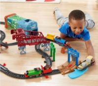 (R6E) Toys. 1 X Thomas & Friends Talking Thomas & Percy Train Set. RRP £59.99 (New)