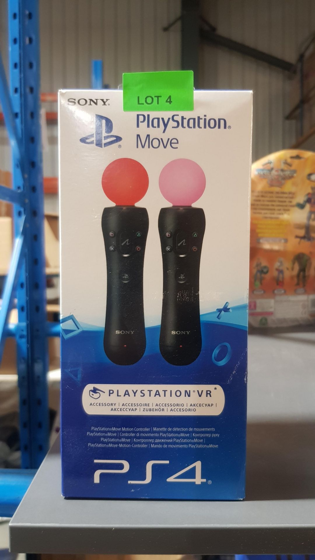 (R6A) Gaming. 1 X Sony PS4 PlayStation VR Move Controllers. RRP £133.99 (New) - Image 5 of 5