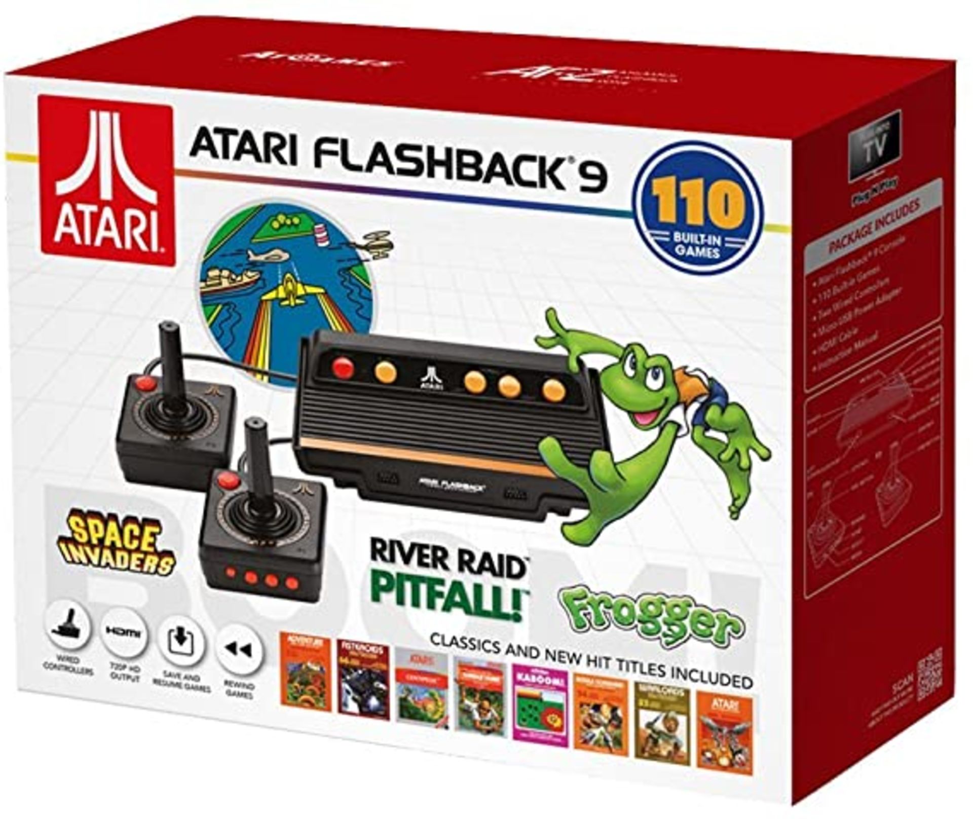 (R6A) Retro Gaming. 1 X Atari Flashback 9 Retro Console