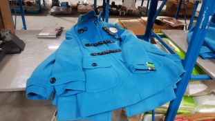 (R4M) 3 X Atmosphere / Primark Blue Coat Size 10. RRP £30 Each. (New)