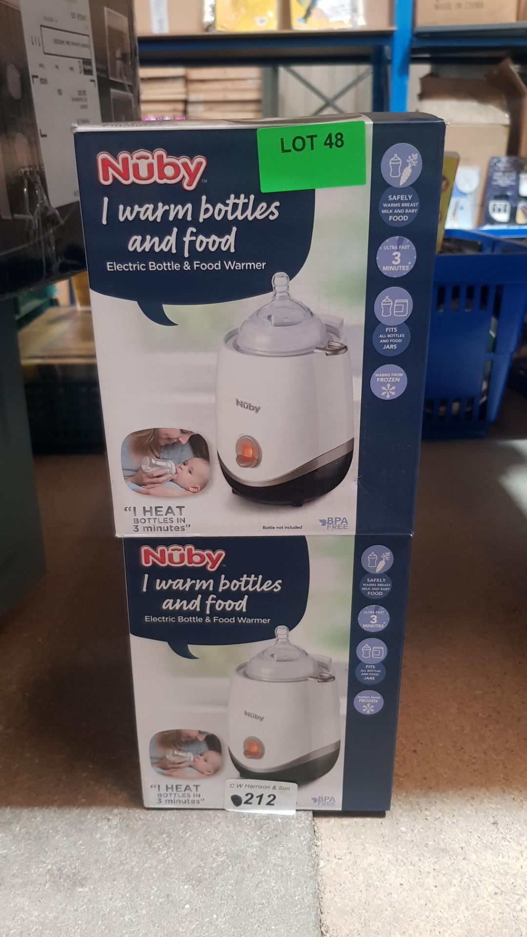 (R6D) Baby. 2 X Nuby Electric Bottle & Food Warmer (New) - Image 2 of 2