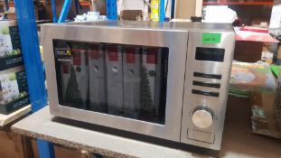 (R6F) Kitchen. 1 X Microwave Oven 900W (Model GDM900SS-19) (Clean, Appears New)