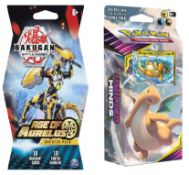 (R6A) Trading Cards. 30 X Bakugan Age Of Aurelus 10 Card Booster Packs (RRP £2.99 Each). & 1 X Pok