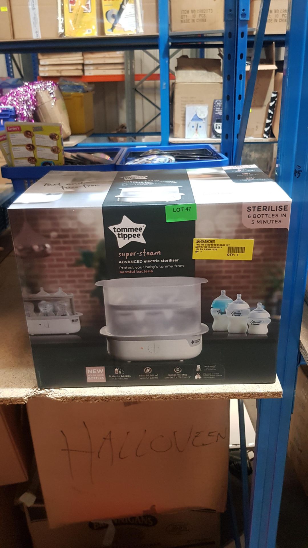 (R6D) Baby. 1 X Tommee Tippee Super Steam Advanced Electric Steriliser. RRP £69.99 (New) - Image 2 of 2