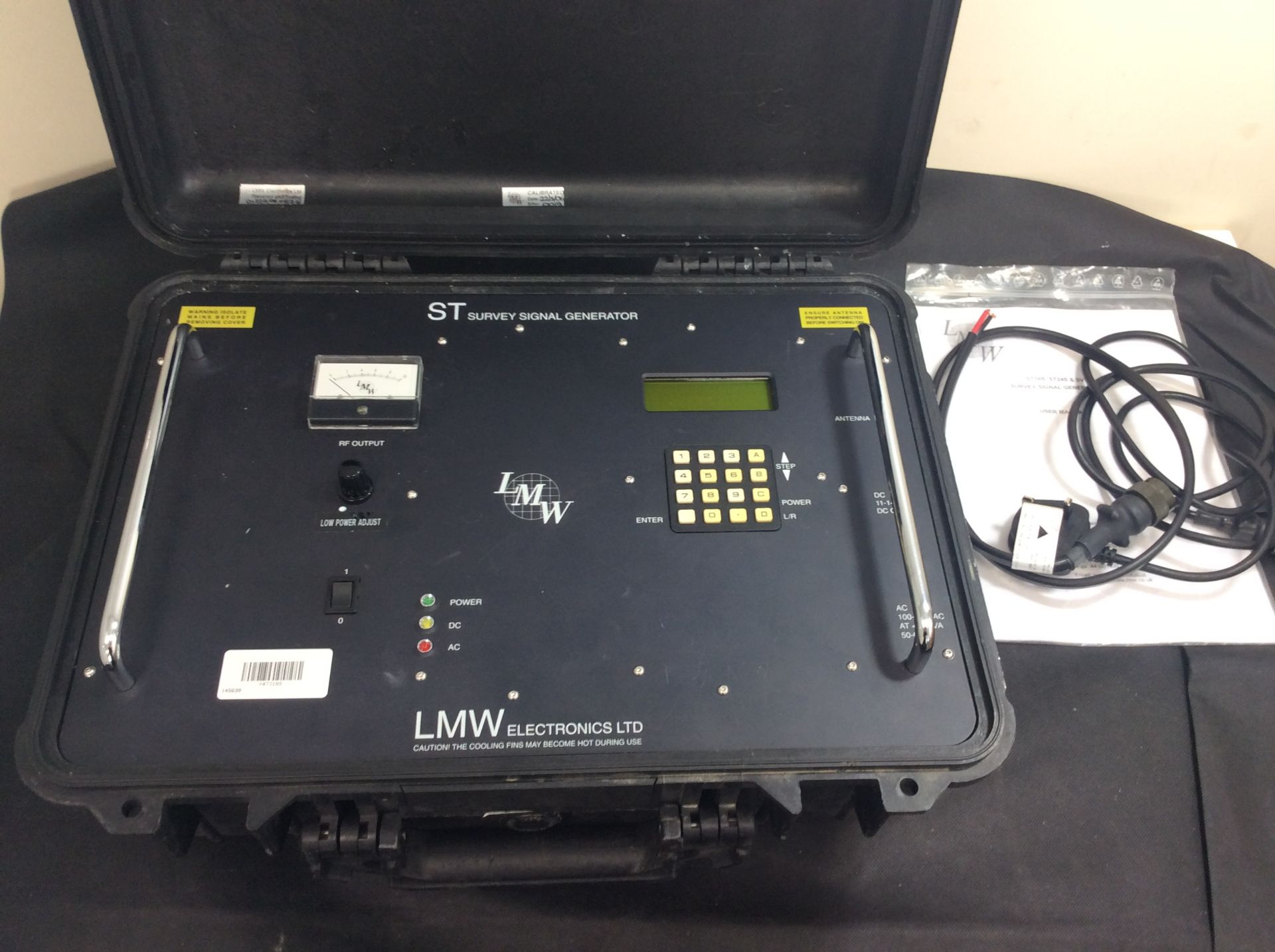 Lmv st survey signal generator in peli case