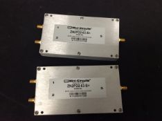 2x mini circuits power splitter zn2pd2-63-s+