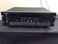 Tascam da-302 dual dat tape recorder