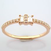14K Rose/Pink Gold Diamond Ring