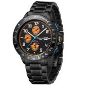 Ltd Edition Hand Assembled Gamages Alpha Automatic Black IP– 5 Year Warranty & Free Delivery