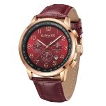 Ltd Edition Hand Assembled Gamages Clasique Automatic Red – 5 Year Warranty & Free Delivery