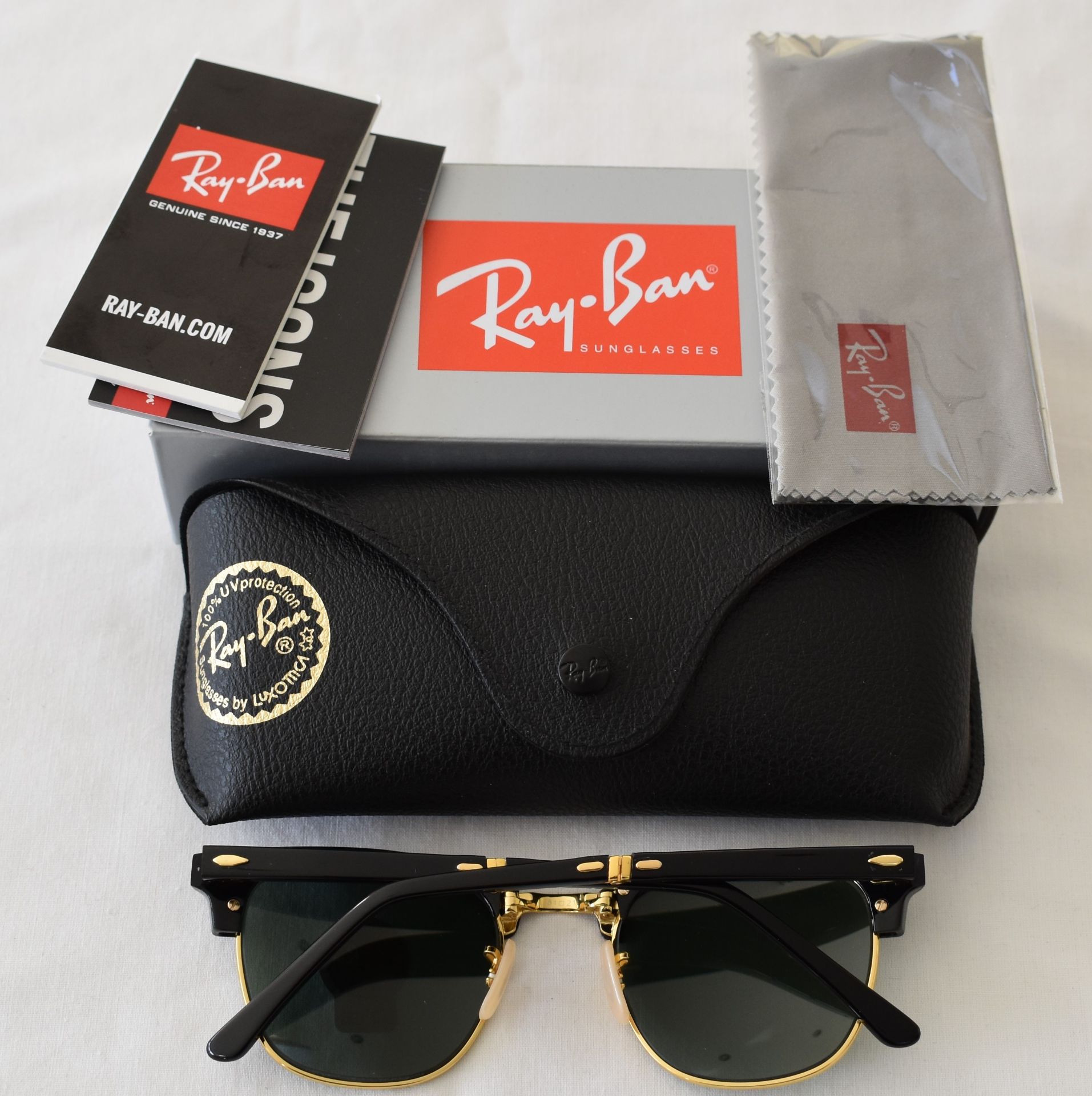 Ray Ban Sunglasses(FOLDABLE) ORB2176 901 *3N - Image 3 of 4