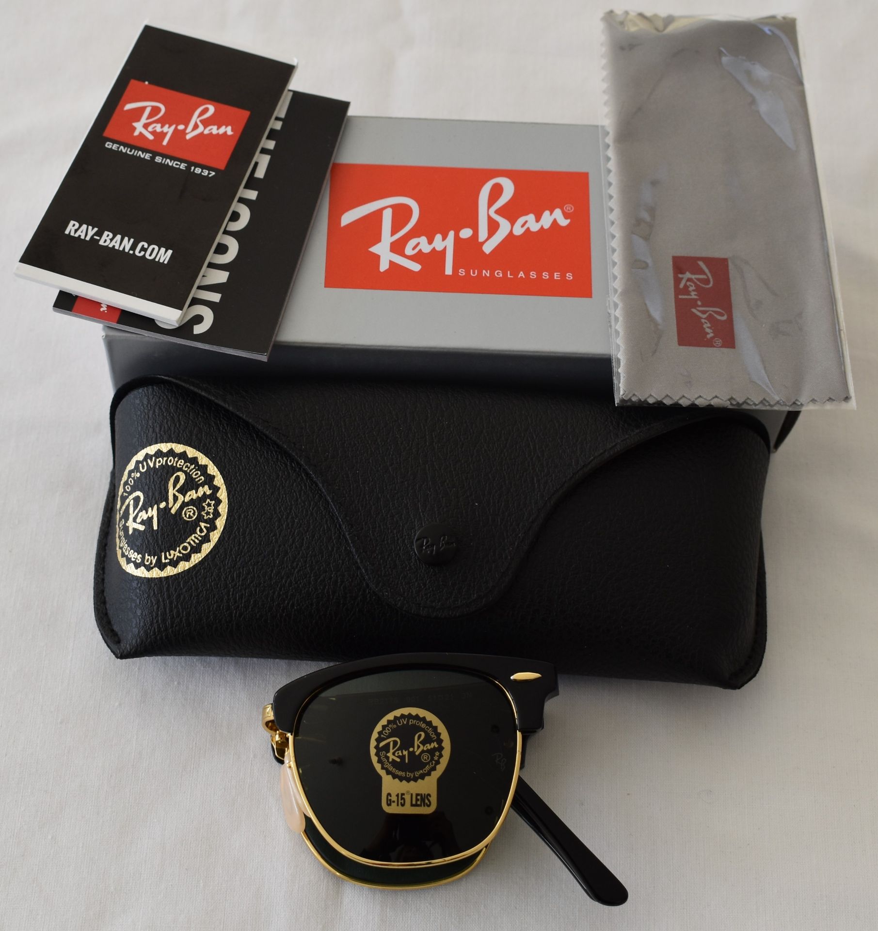 Ray Ban Sunglasses(FOLDABLE) ORB2176 901 *3N - Image 4 of 4