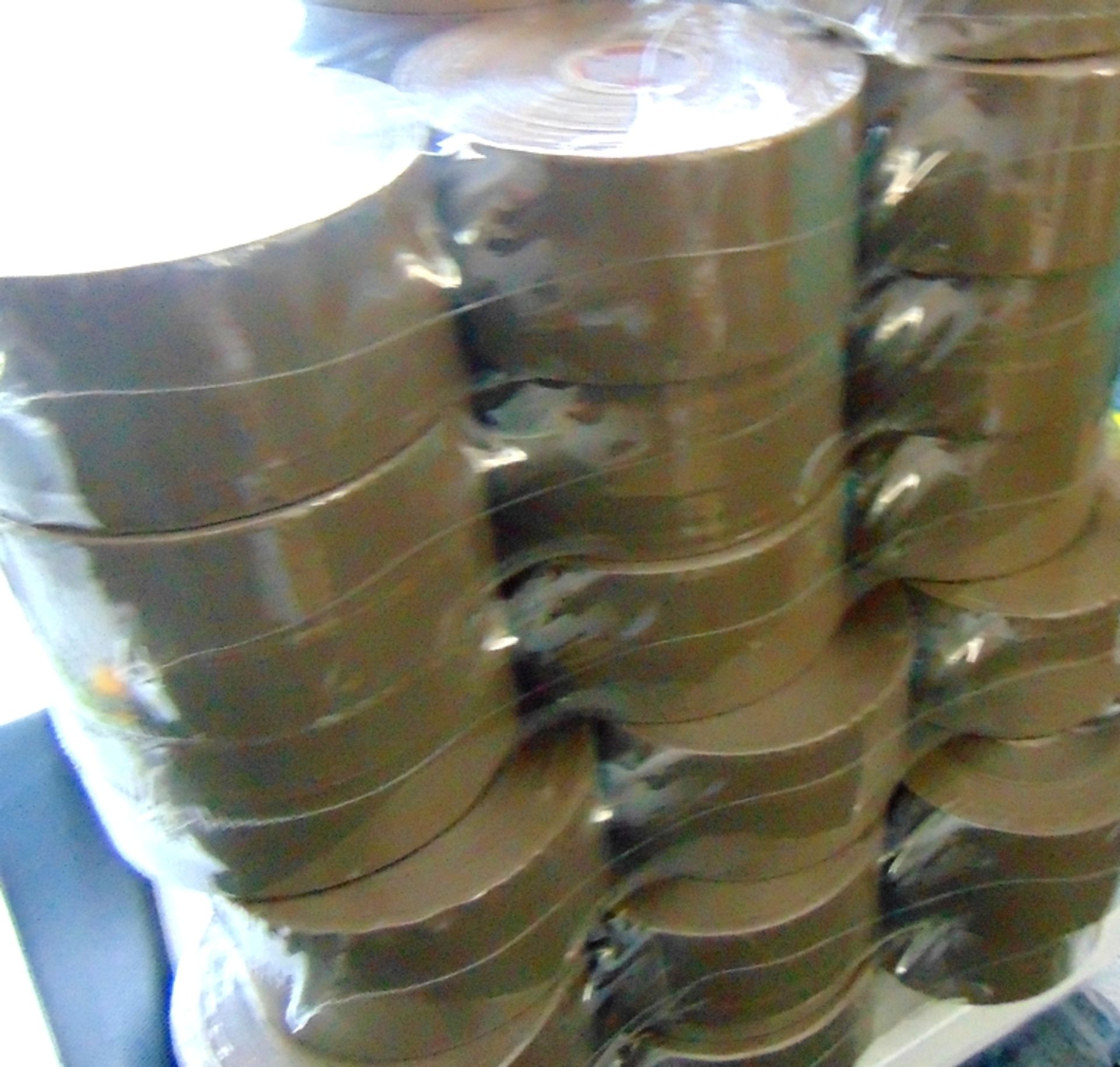 18 rolls of top quality buff parcel tape 48mm wide and 150 meters long, yes - Image 2 of 2