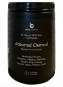 Belle chemical activated charcoal derived from coconut (25oz). for teeth whitening
