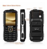Mobile phone dual sim shockproof radio 15800mah power bank flashlight