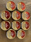 Joblot of 10 kiwi shoe polish nautral 50ml