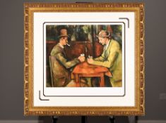 Limited Edition ""The Card Players"" by Paul Cezanne