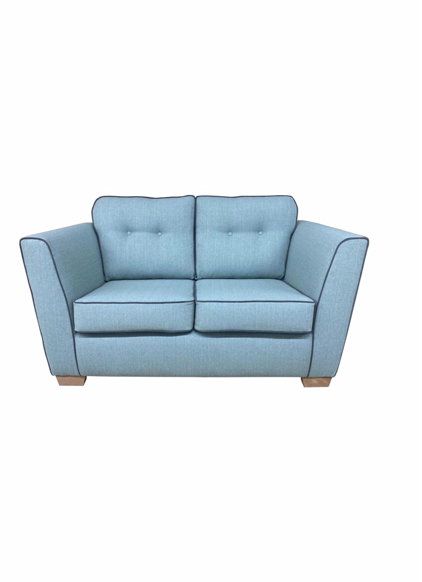 Brand new 3 seater plus 2 seater Dorset luxury fabric sofas in teal - Image 2 of 2