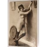 A Rare French Risqué Photo Postcard