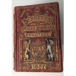 Debretts Peerage, Baronetage, 1887 Knightage and Companion