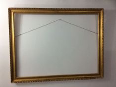 Antique English Giltwood and Gesso Picture Frame
