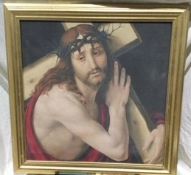 Historic Framed Print of Christ On The Cross