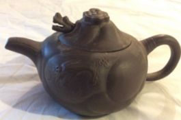 Highly Regarded 19Th Century Northern Chinese Dragon Teapot