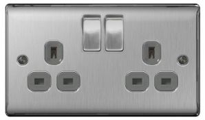BG Cooker Plug Socket - Polished Chrome - Total RRP £150