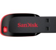 32 x SanDisk Cruzer Blade USB 2.0 Flash Drive - 16GB - Black Total RRP £320