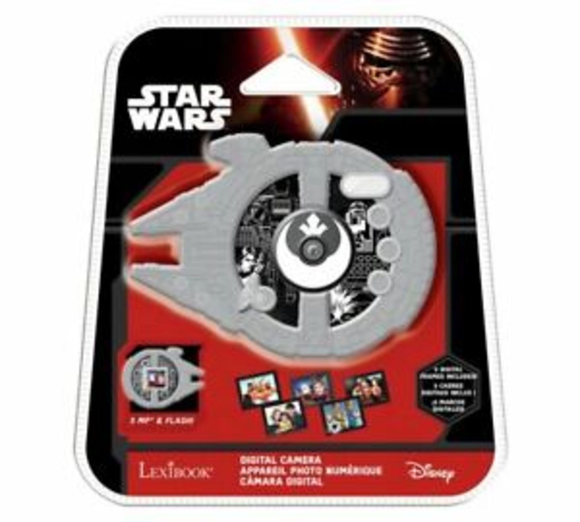 10x Lexibook Star Wars DJ140SW 5MP 16MB Built in Flash Digital Camera - Black Total RRP £299