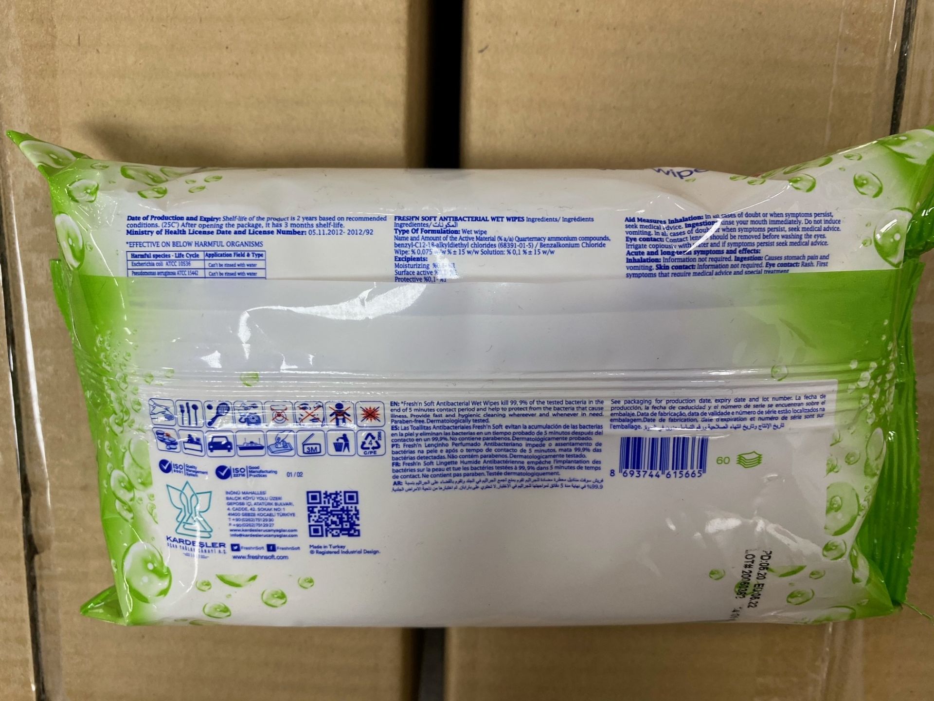 1 Pallet Of New Fresh n soft Antibacterial wipes - Image 2 of 3