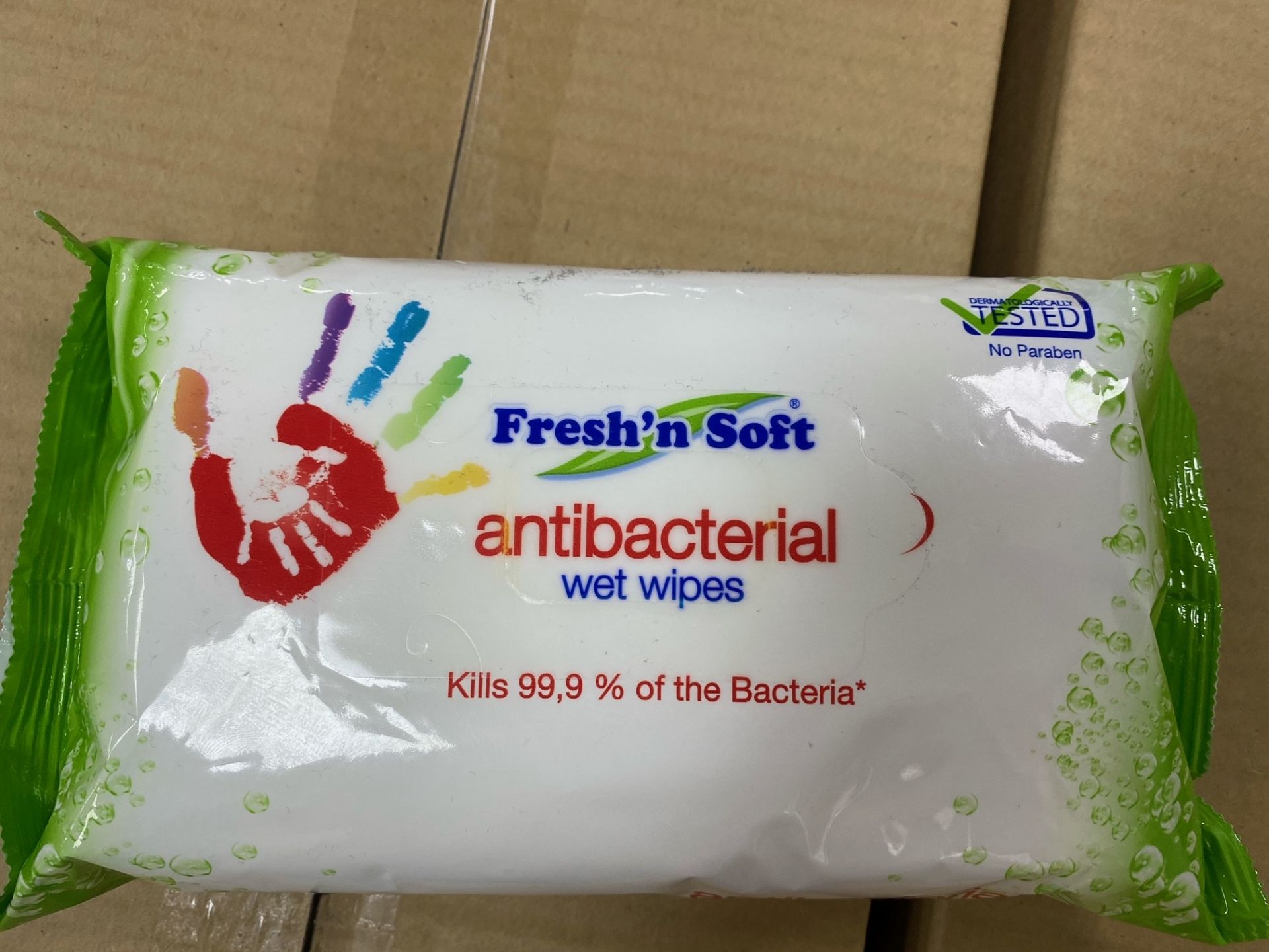 1 Pallet Of New Fresh n soft Antibacterial wipes