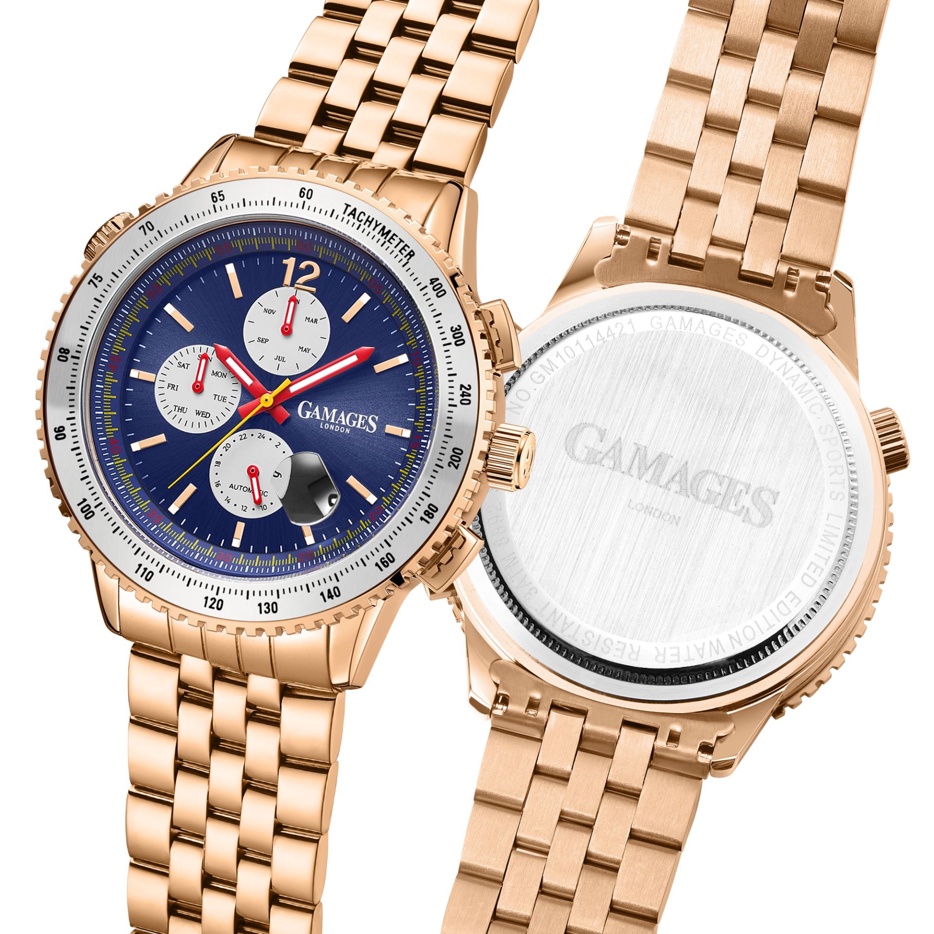 Ltd Edition Hand Assembled Gamages Dynamic Sports Automatic Rose – 5 Year Warranty & Free Delivery - Image 5 of 5