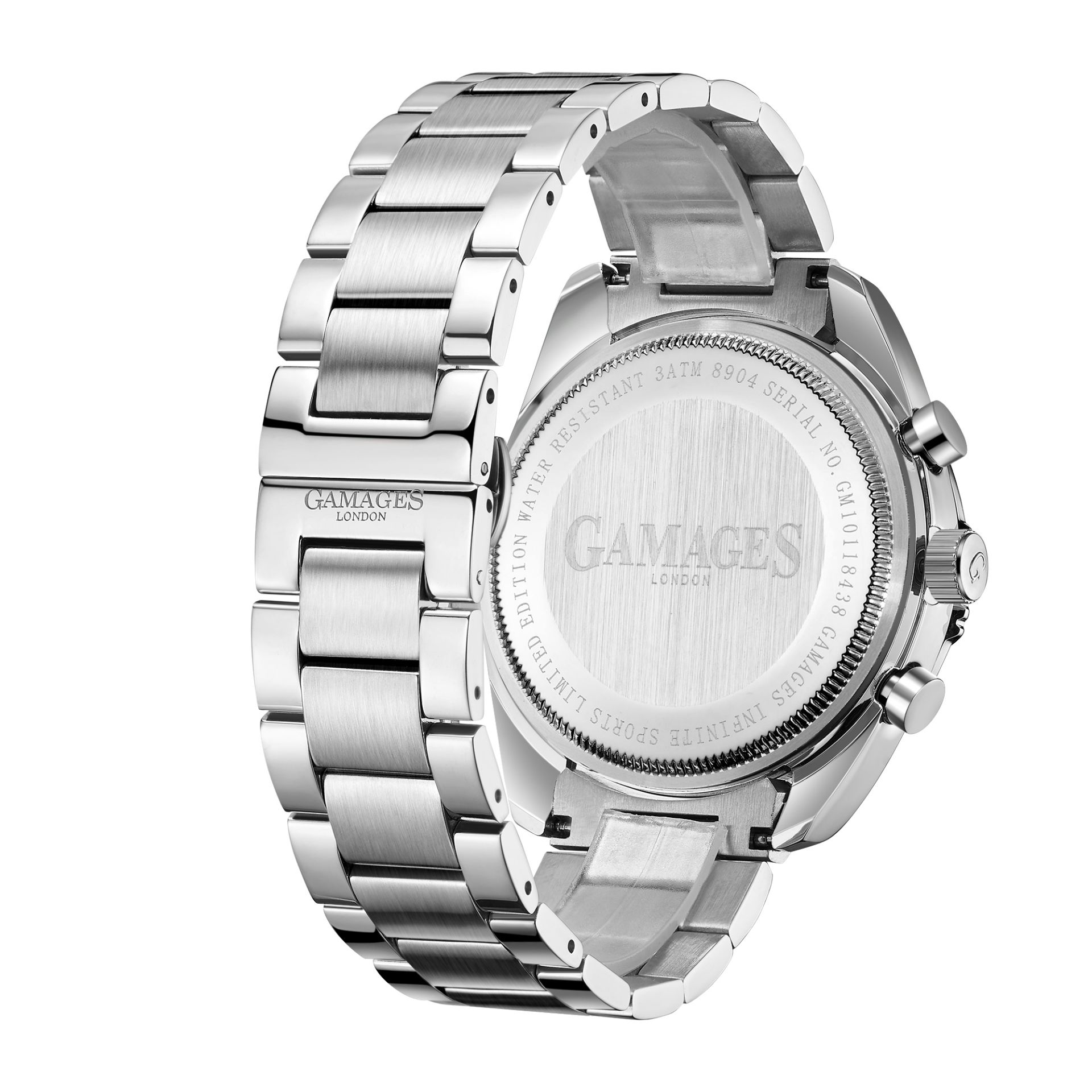 Ltd Edition Hand Assembled Gamages Infinite Sports Automatic Steel – 5 Year Warranty & Free Delivery - Image 5 of 5