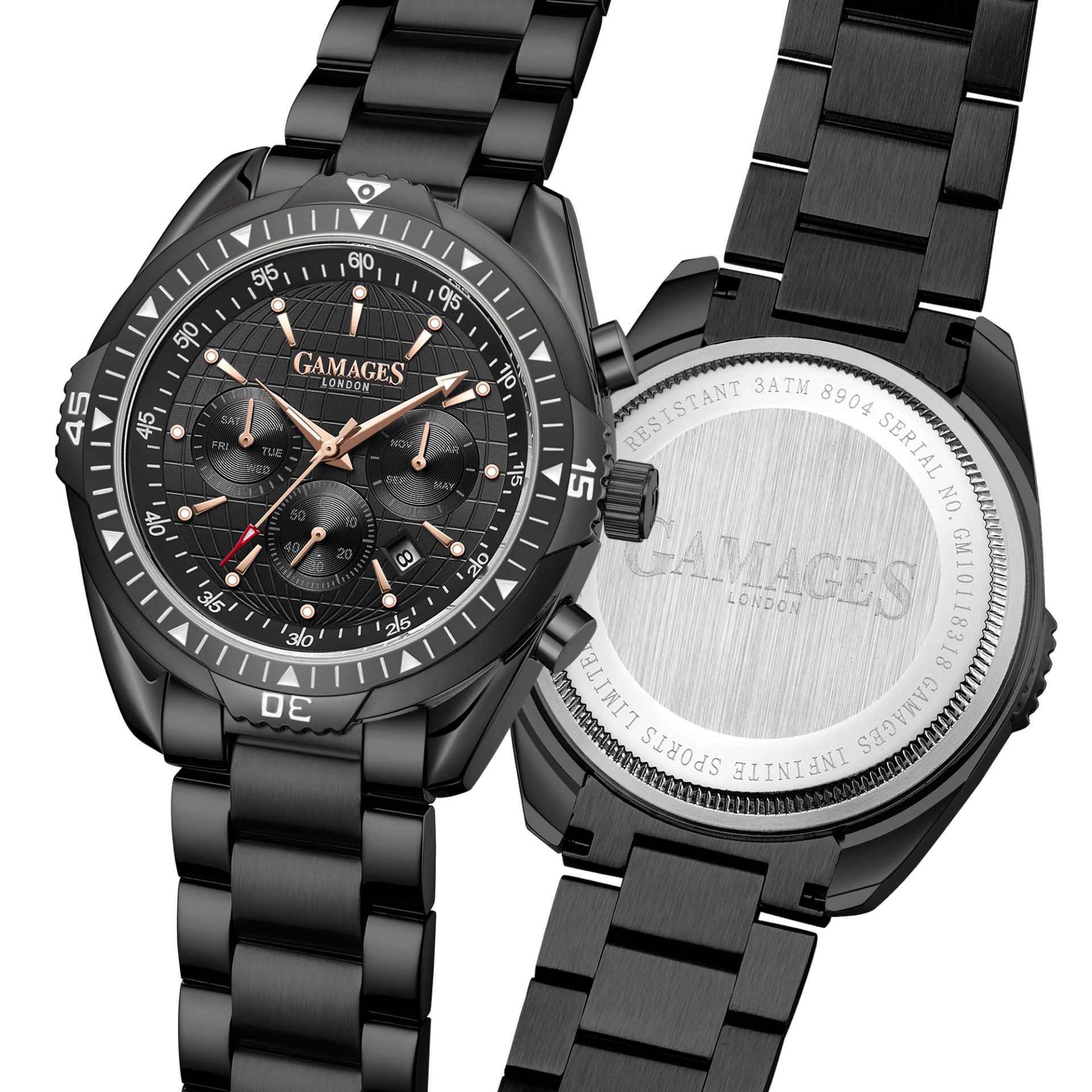 Ltd Edition Hand Assembled Gamages Infinite Sports Automatic Black – 5 Year Warranty & Free Delivery - Image 3 of 5
