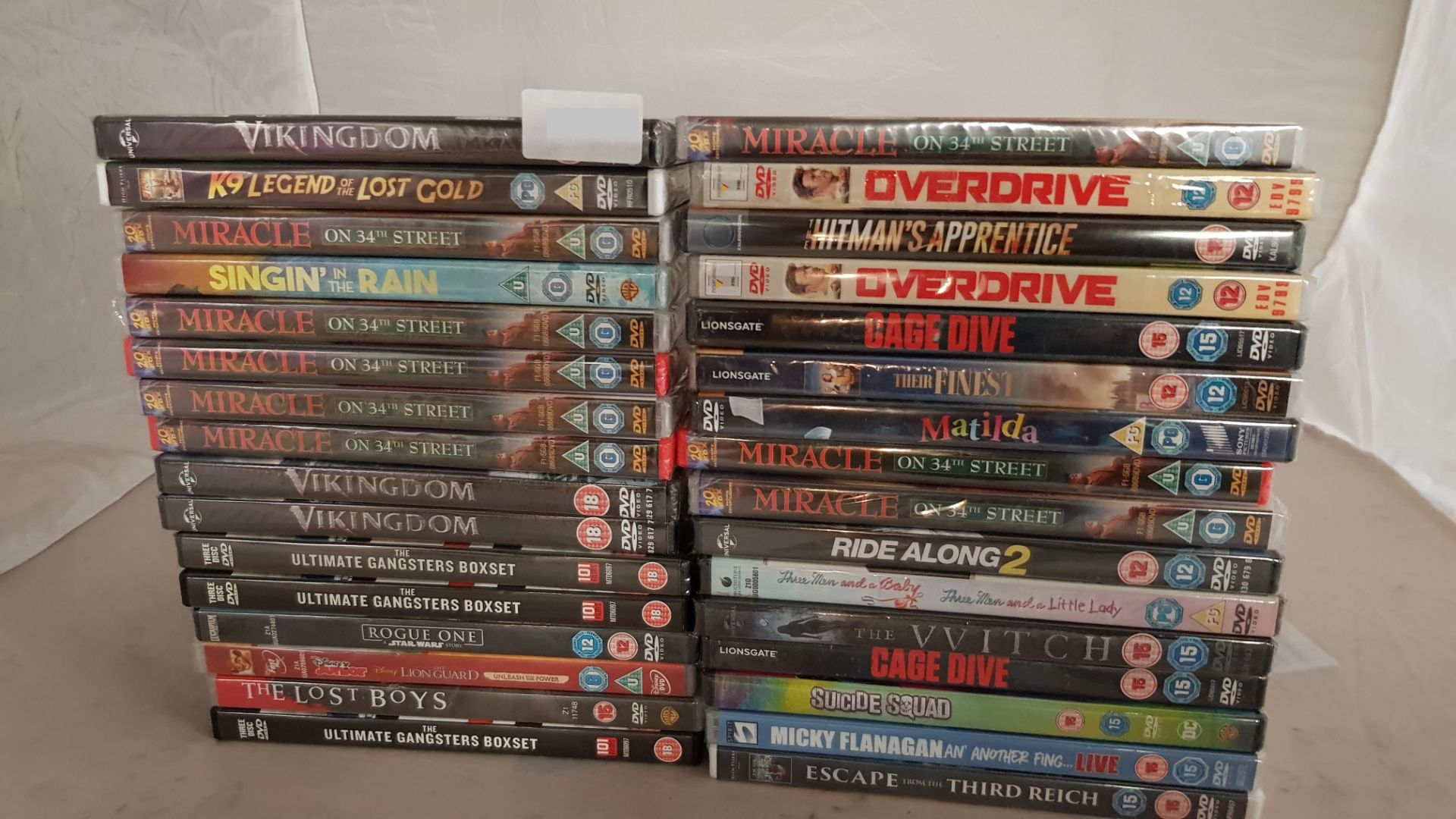 (R14E) Approx. 96 X Mixed DVD’s (All New / Sealed). To Include Vikingdom, Ultimate Gangsters Box S - Image 2 of 4