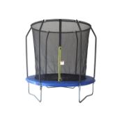 (R4H) 1 X 8FT Trampoline With Safety Enclosure (Box 1 & Box 2) H242xDia 244cm)