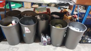 (R1H) Contents Of 8 Buckets / Floor. A Quantity Of Car Car / DIY Items To Include Carlube, Car Plan