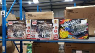 (R2D) 5 Items. 4 X Haynes V8 Engine AR & 1 X Haynes Build Your Own V8 Engine (With RTM Stickers)